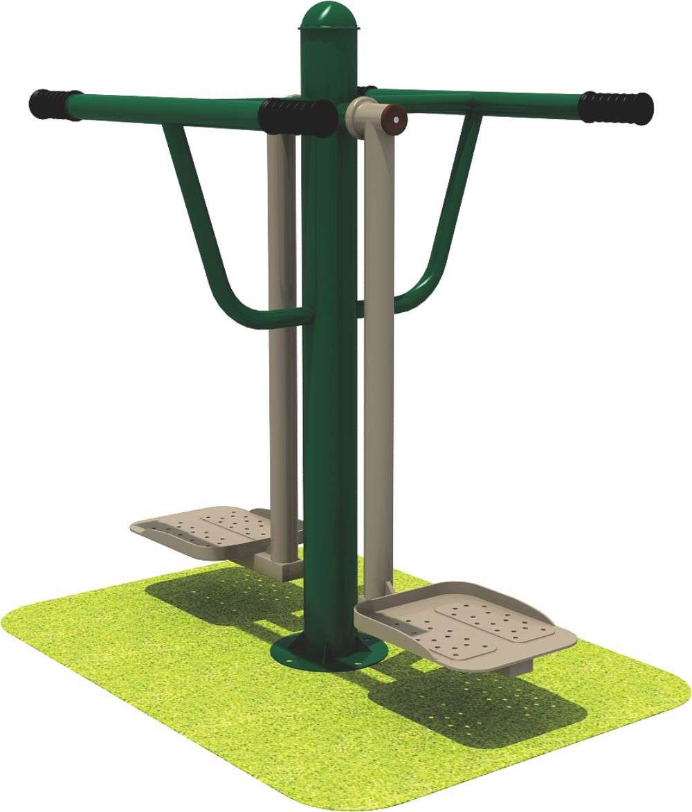 银河geg优越会运动健身器材 限位双人浪