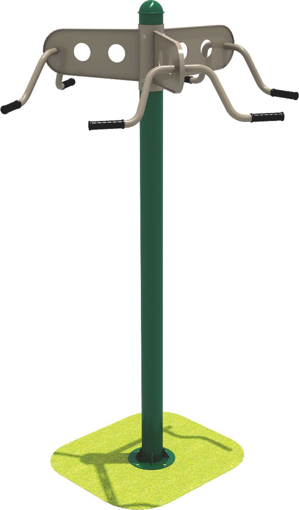 银河geg优越会运动健身器材 三人引体训