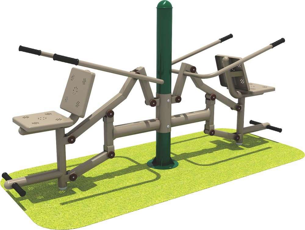 银河geg优越会运动健身器材 双人坐压器